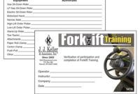 Forklift Training Wallet Cards Inside 11+ Forklift Certification Card Template
