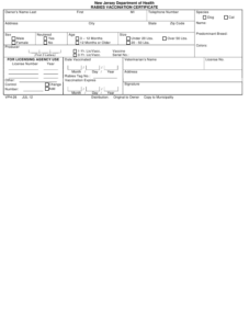 Form Vph 26 Download Printable Pdf Or Fill Online Rabies Intended For Rabies Vaccine Certificate Template