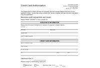 Free 10+ Sample Credit Card Authorization Forms In Ms Word In Free Credit Card Payment Form Template Pdf