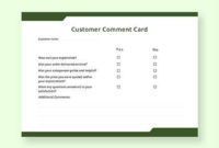 Free 11+ Comment Card Templates In Ai | Ms Word | Pages Pertaining To Survey Card Template