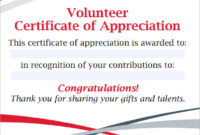 Free 11+ Sample Volunteer Certificate Templates In Pdf | Psd For Volunteer Award Certificate Template