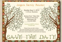 Free 13+ Sample Family Reunion Invitation Templates In Psd | Eps Regarding 11+ Reunion Invitation Card Templates