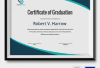 Free 19+ Graduation Certificates In Ai | Indesign | Ms Word With Word 2013 Certificate Template
