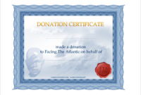 Free 8+ Sample Donation Certificate Templates In Pdf | Ms With Regard To Donation Certificate Template