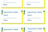 Free Appointment Card Templates (Word | Psd | Ai) Inside Dentist Appointment Card Template