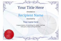 Free Basketball Certificate Templates Add Printable Badges Intended For Basketball Certificate Template