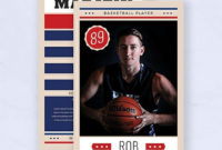 Free Basketball Trading Card Template Word (Doc) | Psd With Free Sports Card Template