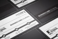 Free Black And White Corporate Business Card Template With Quality Black And White Business Cards Templates Free
