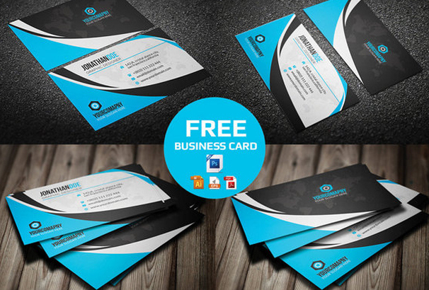 Free Business Card Template Psds For Photoshop 100% Free Regarding Professional Professional Business Card Templates Free Download