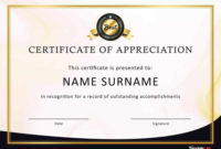 Free Certificate Of Appreciation Templates And Letters In Felicitation Certificate Template