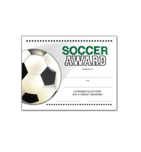 Free Certificate Templates For Youth Athletic Awards In Professional Soccer Award Certificate Templates Free
