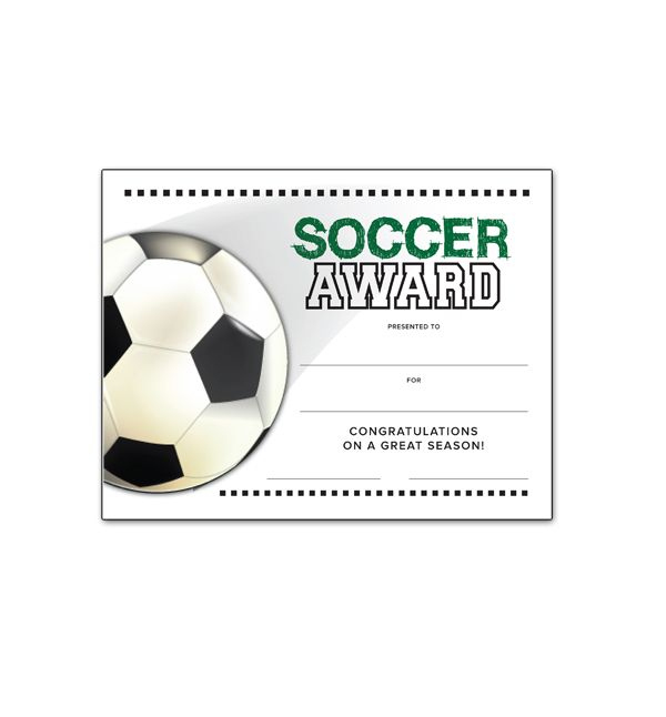 Free Certificate Templates For Youth Athletic Awards Regarding Soccer Certificate Template Free