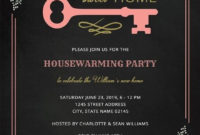 Free Chalkboard Housewarming Invitation Template: Download Pertaining To Free Housewarming Invitation Card Template