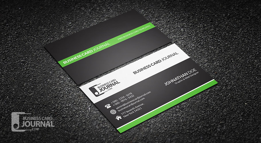 Free Clean &amp; Professional Corporate Business Card Design With Regard To Professional Business Card Templates Free Download