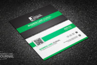 Free Clean & Stylish Qr Code Business Card Template For Qr Code Business Card Template