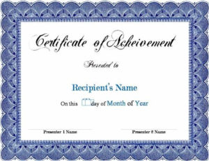 Free Completion Certificate Templates For Word 6 In 2020 Within Professional Blank Award Certificate Templates Word