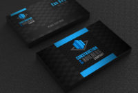 Free Construction Company Business Card Template Design A Intended For Quality Construction Business Card Templates Download Free
