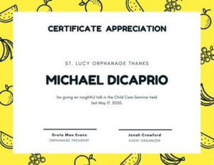 Free, Custom Printable Appreciation Certificate Templates With Regard To Gratitude Certificate Template