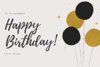 Free, Custom Printable Birthday Card Templates | Canva With Regard To Professional Foldable Birthday Card Template