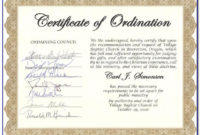 Free Deacon Ordination Certificate Template | Vincegray2014 Inside Ordination Certificate Templates