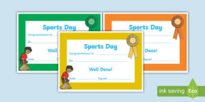 Free! Editable Certificate Of Achievement Template Pertaining To Quality Sports Day Certificate Templates Free