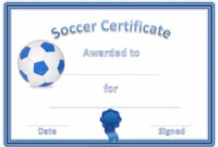 Free Editable Soccer Certificates Customize Online In Free Soccer Certificate Template Free