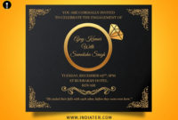 Free Engagement Invitation Templates Psd & Ai Indiater With Printable Engagement Invitation Card Template