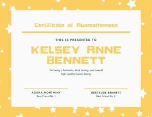 Free Funny Certificates Templates To Customize | Canva Intended For Funny Certificates For Employees Templates