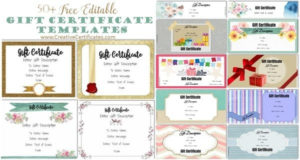 Free Gift Certificate Template | 50+ Designs | Customize Throughout Professional Magazine Subscription Gift Certificate Template