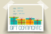 Free Gift Certificate Templates You Can Customize With Regard To Free Kids Gift Certificate Template