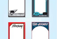 Free Hockey Card Templates Download | Baseball Card Template Regarding Printable Free Trading Card Template Download