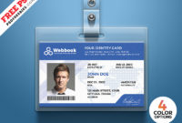Free Id Card Template Psd Set | Psdfreebies For Professional Work Id Card Template