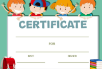 Free Kids Certificate Templates (9) Templates Example With Regard To Printable Free Kids Certificate Templates