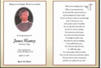Free Memorial Cards Template Inspirational Best 25 Funeral Intended For Professional Remembrance Cards Template Free