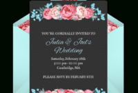 Free Online Wedding Invitations With Regard To Free E Wedding Invitation Card Templates