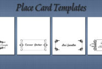 Free Place Card Templates Throughout Amscan Imprintable Regarding Professional Amscan Templates Place Cards