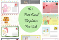 Free Postcard Template For Kids (For Christmas, School Pertaining To Post Cards Template