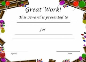 Free Printable Award Certificates For Kids | Free Printable Inside Free Printable Certificate Templates For Kids