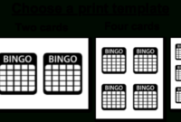 Free Printable Bingo Cards Bingo Card Generator For Bingo Card Template Word