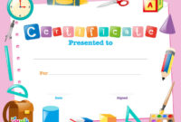 Free Printable Certificate Template For Kids ⋆ بالعربي نتعلم Inside Printable Certificate Of Achievement Template For Kids