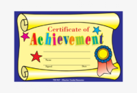 Free Printable Certificate Templates For Kids Certificate Pertaining To Best Free Printable Certificate Templates For Kids