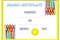 Free Printable Children'S Certificates. Most Of The Kids For Children'S Certificate Template