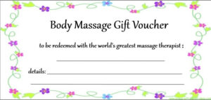Free Printable Coupons For Unique Gift Ideas | Massage Gift Within Best Massage Gift Certificate Template Free Printable