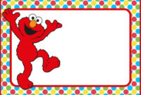 Free Printable Elmo Party Invitation Template | Elmo Inside 11+ Elmo Birthday Card Template
