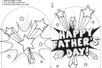 Free Printable Father'S Day Card Craft For Kids | Melissa For Fathers Day Card Template