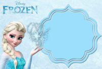 Free Printable Frozen Anna And Elsa Invitation Templates With Regard To Printable Frozen Birthday Card Template