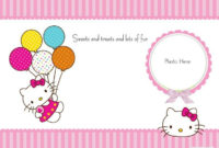 Free Printable Hello Kitty Birthday Invitations – Bagvania Pertaining To Hello Kitty Birthday Card Template Free