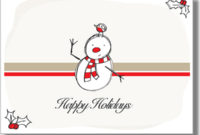 Free Printable Holiday Cards Throughout Free Printable Holiday Card Templates
