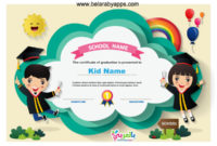 Free Printable Kindergarten Certificate Templates Pdf With Best Free School Certificate Templates