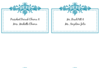 Free Printable Place Card Templates ] Place Cards Please In Free Template For Place Cards 6 Per Sheet